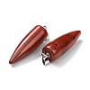 Natural Red Jasper Pointed Pendants G-D040-01P-B03-3