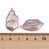 Natural Freshwater Pearl Keshi Pearl Pendants STAS-D378-07A-P-3