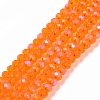 Electroplate Glass Beads Strands LS-EGLA-A034-T2mm-L07-1