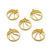 Alloy Open Back Bezel Pendants FIND-B006-04G-1
