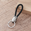 Braided PU Leather Keychains RO3493-4