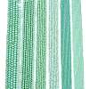 Electroplate Opaque Solid Color Glass Beads Strands EGLA-A044-P2mm-L14-2