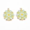 Alloy Enamel Pendants ENAM-E568-12G-2