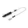 Natural Obsidian Pointed Dowsing Pendulums G-I322-01P-04-2