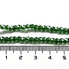Electroplate Transparent Glass Beads Strands EGLA-A035-T3mm-A11-4