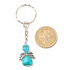 Dyed Synthetic Turquoise Keychains KEYC-JKC00328-04-2