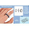  12Pcs 6 Size 201 Stainless Steel Grooved Finger Ring Settings RJEW-TA0001-05P-20
