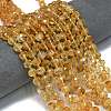 Natural Citrine Beads Strands G-K389-E69-01-2