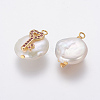 Natural Cultured Freshwater Pearl Pendants PEAR-L027-13A-2
