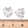 Brass Micro Pave Cubic Zirconia Pendants KK-T071-45P-4