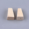Natural Wood Beads X-WOOD-S053-14-2