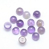 Natural Amethyst Cabochons X-G-P393-R14-4mm-1