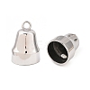 304 Stainless Steel Bell Pendants STAS-Z171-21P-2