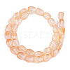 Natural Yellow Agate Beads Strands G-S359-128-2