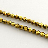 Electroplate Glass Bead Strands EGLA-R094-3mm-01-1