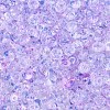 Baking Paint Transparent Glass Beads DGLA-T004-07F-2