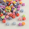 Craft Style Colorful Acrylic Beads X-MACR-Q157-M24-1