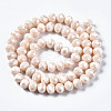 Electroplate Glass Beads Strands X-EGLA-A034-P2mm-A17-3