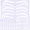 60Pcs 3 Styles Plastic Eyebrow Tattoo Practice Skin AJEW-CP0009-58B-1