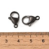 Ion Plating(IP) 304 Stainless Steel Lobster Claw Clasps STAS-AB09-B-3