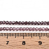 Transparent Gradient Color Glass Beads Strands GLAA-H021-01A-22-5