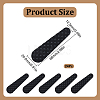 6Pcs Silicone Non-Slip Pad Sticker DIY-GO0002-63A-2