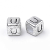 Plated Acrylic Beads PB43C9308-U-2