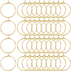 200Pcs Brass Wine Glass Charm Rings KK-SP0001-31A-G-1