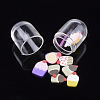 Openable Transparent Plastic Capsule Container KY-S159-03D-3