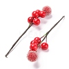 Foam Artificial Christmas Berries with Branch DIY-B019-02B-2