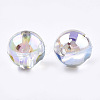 Transparent Plastic Beads OACR-S026-8mm-16-2