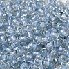 6/0 Transparent Inside Colours Glass Seed Beads SEED-P006-01A-13-3