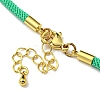 Nylon Cords Bracelet Makings Fit for Connector Charms AJEW-P116-02G-01-3