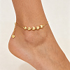Elegant Brass Heart Beaded Anklets for Women SJ8004-1