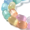 Natural Selenite Beads Strands G-F750-M-2