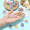 50Pcs 2-Hole Wood Buttons BUTT-CJC0004-02-4