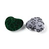 Flocking Opaque Acrylic Beads OACR-T030-04M-2