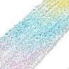 Transparent Glass Bead Strands GLAA-H023-02H-2