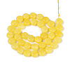Dyed Natural White Jade Beads Strands G-T143-16K-2