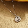 Non-Tarnish Stainless Steel Pendant Necklaces ZQ6019-2-1