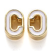 Rack Plating Alloy Enamel Beads ENAM-S122-033C-NR-2