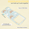 Plastic ID Card Sleeve with Polyester Lanyard Strap AJEW-WH20017-33D-5