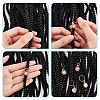  36Pcs 6 Colors Daisy Alloy Enamel Dreadlocks Beads OHAR-NB0001-27-5