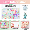 100Pcs Transparent Spray Painted Glass Beads GLAA-CJ0002-26-2