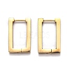 304 Stainless Steel Rectangle Huggie Hoop Earrings STAS-J033-10B-G-1