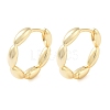 Brass Oval Hoop Earrings for Women EJEW-F347-01G-02-1