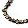 Handmade Millefiori Lampwork Beads Strands LAMP-G164-11I-3