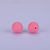 Round Silicone Focal Beads SI-JX0046A-118-2