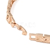 Brass Link Chain Bracelets for Women Men BJEW-P324-01E-KCG-3