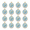 Golden Plated Alloy Enamel Charms ENAM-S118-04P-2